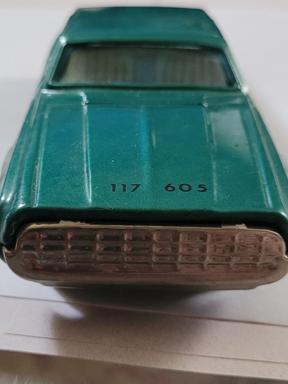 Bandai Vintage Green Ford Thunderbird w/Bell Telephone Emblem on Side 1960's